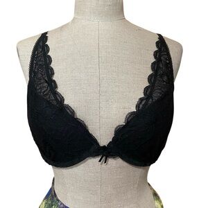 GEORGE Black Lace Bra